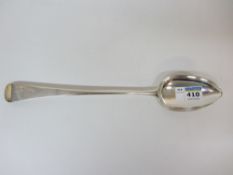 George III silver basting spoon by Solomon Hougham London 1792 approx 3oz