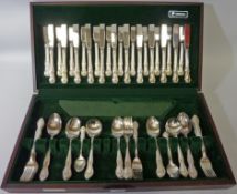 Canteen of Falstaff silver-plated cutlery (12 place settings) in presentation case