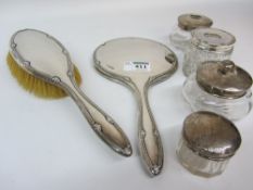 Early 20th century hallmarked silver dressing table items (6)