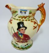 Crown Devon Fieldings 'John Peel' musical jug 21cm