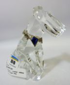 Swarovski crystal sculpture of a dog (SCS Year Piece)