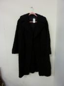 Vintage Clothing/Accessories - Black Astrakan ladies coat and a similar coat