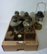 Welch patent railway lamp, oil lamps,