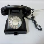 Early 20th century Bakelite telephone - converted for modern use