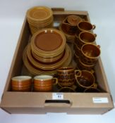 Hornsea pottery 'Heirloom' and 'Saffron' tea and dinnerware in one box