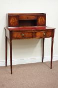 Reprodux Bevan Funnell mahogany writing desk,