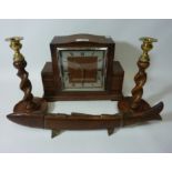 Art Deco period mantel clock with chiming movement,