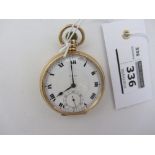 Rolex rose gold pocket watch timed 3 positions for all climates in Dennison case Birmingham 1930