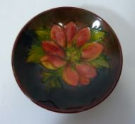 Moorcroft 'Dahlia' pattern footed bowl D16cm Condition Report <a href='//www.