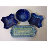 Four pieces of Portmadog pottery