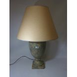 Large classical urn shape table lamp with shade H84cm overall (This item is PAT tested - 5 day