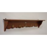 Oak coat rack W120cm