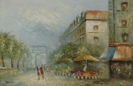 Parisian Street scene,