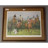 'National Heroes - The Seagram Grand National 1987', S.J.Wingate limited edition colour print no.