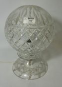 Cut crystal table lamp H32cm