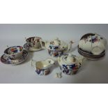 Late 19th/early 20th century 'Anglo Japan China' child's/doll's miniature tea set in one box