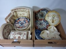 Victorian Copeland dinner service, Imari plate,