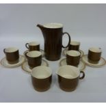 Retro Poole coffee service - six place settings