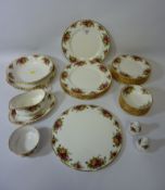 Royal Albert 'Old Country Roses' dinner service - six place settings plus extra pieces