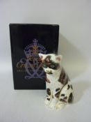 Royal Crown Derby Tortoiseshell Mother Cat (boxed) Condition Report <a