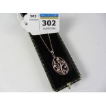 Rose gold-plated tree of life pendant Condition Report <a href='//www.