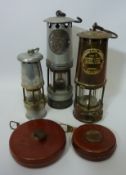 Three miners safety lamps - Wolf Safety Lamp 'Baby Wolf', Protector Lamp & Lighting Co.