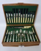 Canteen of Heritage Plate cutlery - eight place settings - in presentation case,