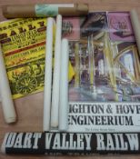 Vintage steam engine rally posters,