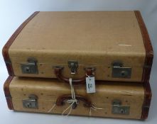 Two vintage suitcases W61cm Condition Report <a href='//www.davidduggleby.