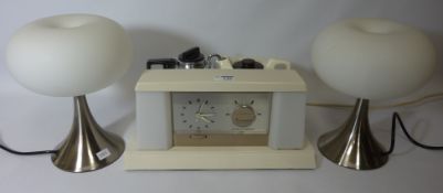 Vintage Goblin Teasmade and two retro design table lamps Condition Report <a