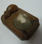 Yorkshire Oak - Robert 'Mouseman' Thompson of Kilburn oak ashtray Condition Report