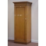 19th century scumbled pine single door cupboard,