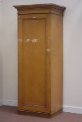 19th century scumbled pine single door cupboard,