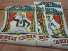 Theatre/Opera interest - Set of four vintage Gilbert & Sullivan D'oyly Carte posters H29"