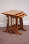 Nathan teak nest of three tables, W56cm Condition Report <a href='//www.