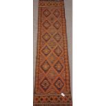 Persian Kilim runner rug, 69cm x 272cm Condition Report <a href='//www.