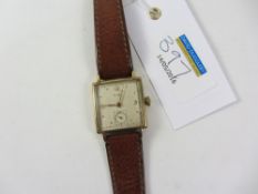 Cyma 1950's Swiss made gent's hallmarked 9ct gold watch Condition Report <a