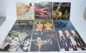 Vinyl - Roxy Music LPs (6) and Blondie LPs (3) Condition Report <a href='//www.