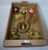 Collection of Bossons wall plaques in one box Condition Report <a href='//www.