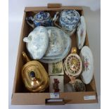 Victorian Imari pattern teapot by James Beech & Son, Crown Devon and Middleport teapots,