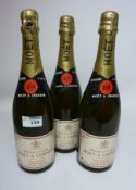 Wines & Spirits - 3 x bottles Moet & Chandon Premiere Cuvee champagne Condition Report