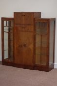 Art Deco period staggered top cock tail cabinet,