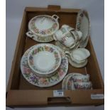 Paragon 'Country Lane' tea and dinnerware in one box Condition Report Tea Service -