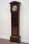 Early 20th century oak longcase clock CLOCKS & BAROMETERS - as we are not a retailer,