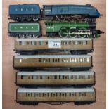 Model Railways - Hornby Mallard 4462 and Hornby Flying Scotsman 4472 with LNER tenders and coaches