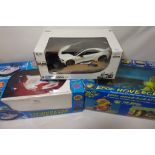 Two radio controlled hovercraft and a radio controlled BMW I8 (3) Condition Report