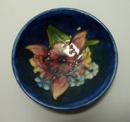 Moorcroft 'Frilled Orchid' footed dish D11cm Condition Report <a href='//www.