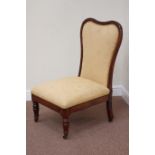 Victorian rosewood framed drawing room chair,