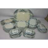 Victorian B.P.Co. 'Normandy' dinner service Rd. No.