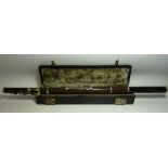 Musical Instruments - 19th century rosewood flute by Keith Prowse & Co.